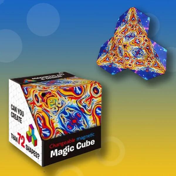 alakvalto-Absztrakt-csomag alakvalto varazskocka dobozban